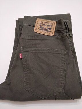 Levi's Workwear 565 Double-Knee Pants - Olive Green - W30 x L32 (Like New)